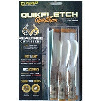 NAP Quikfletch Quikspin ST 2" Real Tree Pro #60-706 - 6 Pack
